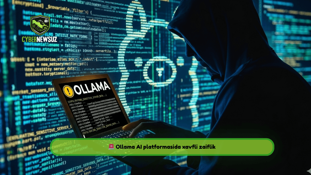 ⚠️ Ollama’da jiddiy zaiflik: hackerlar server xotirasidan ma’lumot o‘g‘irlashi mumkin