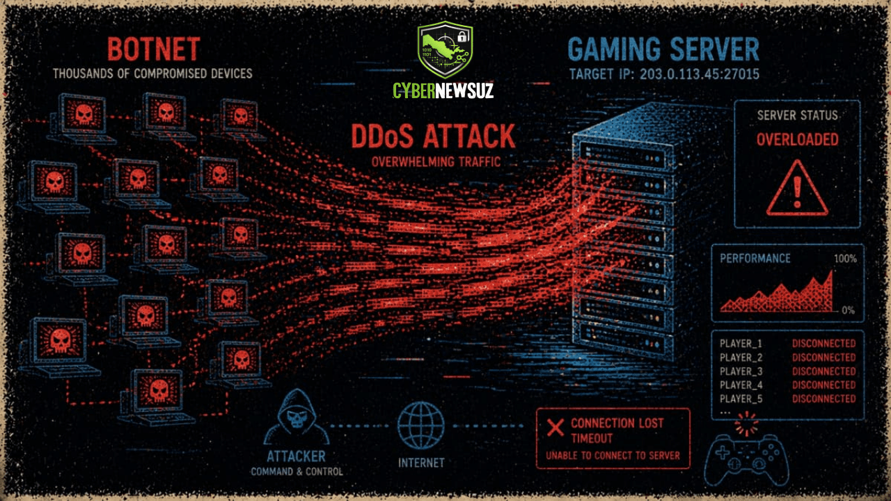 🎮 Yangi DDoS malware Jenkins orqali o‘yin serverlariga hujum qilmoqda