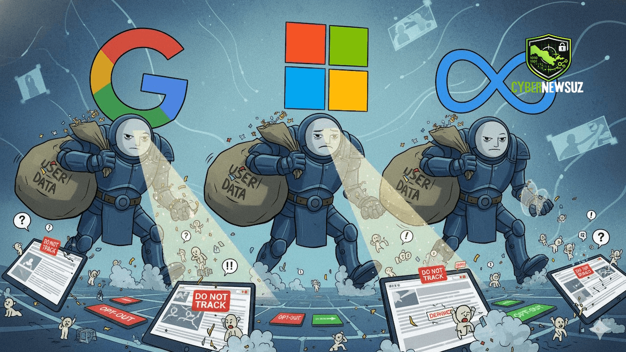 🚨 Google, Microsoft va Meta sizni hatto rad etsangiz ham kuzatib boradi  — yangi tadqiqot