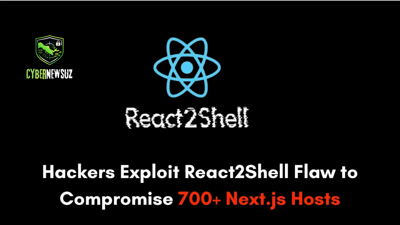 🚨 Hackerlar 700+ Next.js serverni buzdi: React2Shell orqali ommaviy hujum